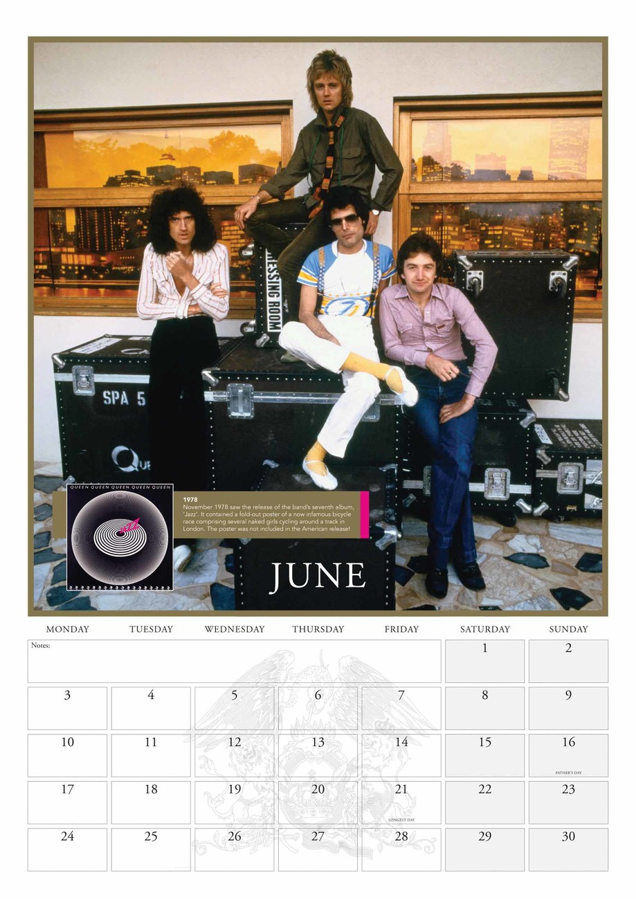 Queen Wall Calendars 2019 Buy at Europosters