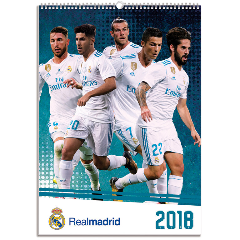 Real Madrid Wall Calendars 2018 Large Selection