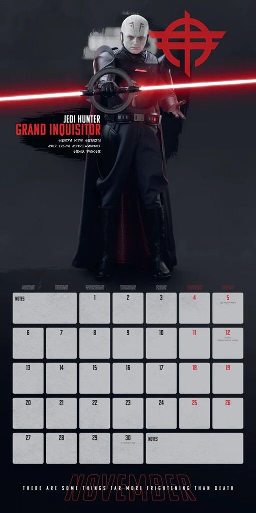 Star Wars Villains Wall Calendars 2024 Buy at Europosters