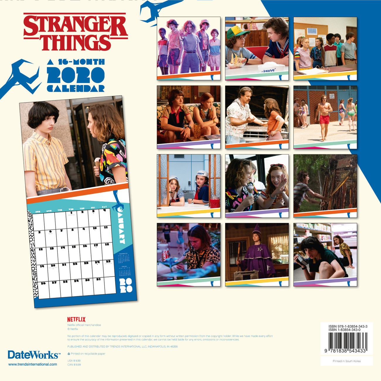 Stranger Things - Wall Calendars 2020 | Buy at Abposters.com