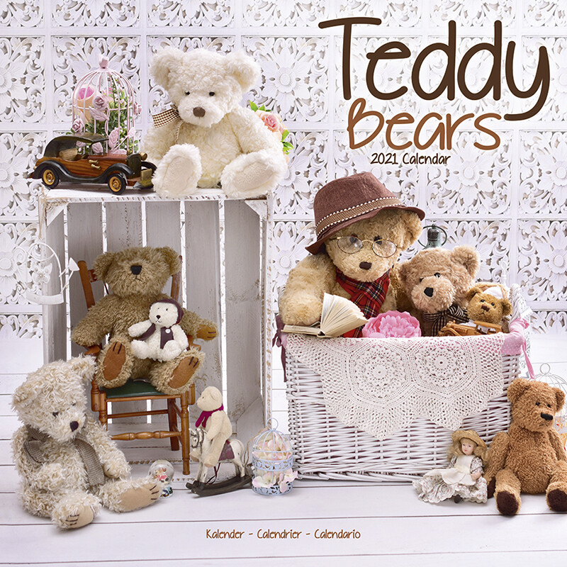 2022 Wall Calendar Teddy Bears with Love 12 x 12 in, 16 Months with 180  Stickers, PACK - Harris Teeter