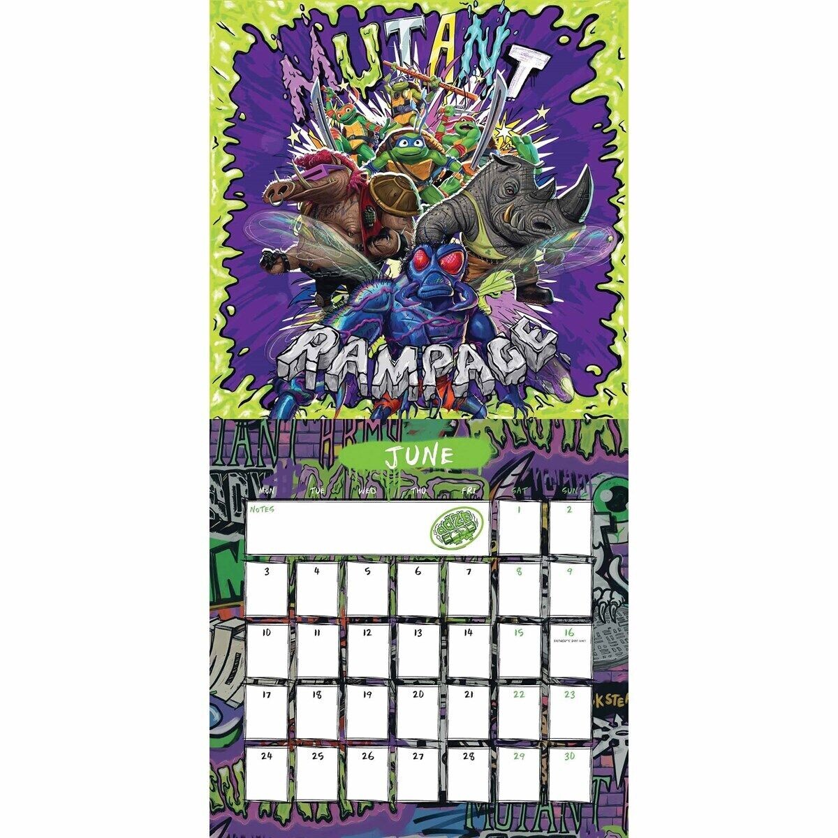 Teenage Mutant Ninja Turtles Wall Calendars 2024 Buy at