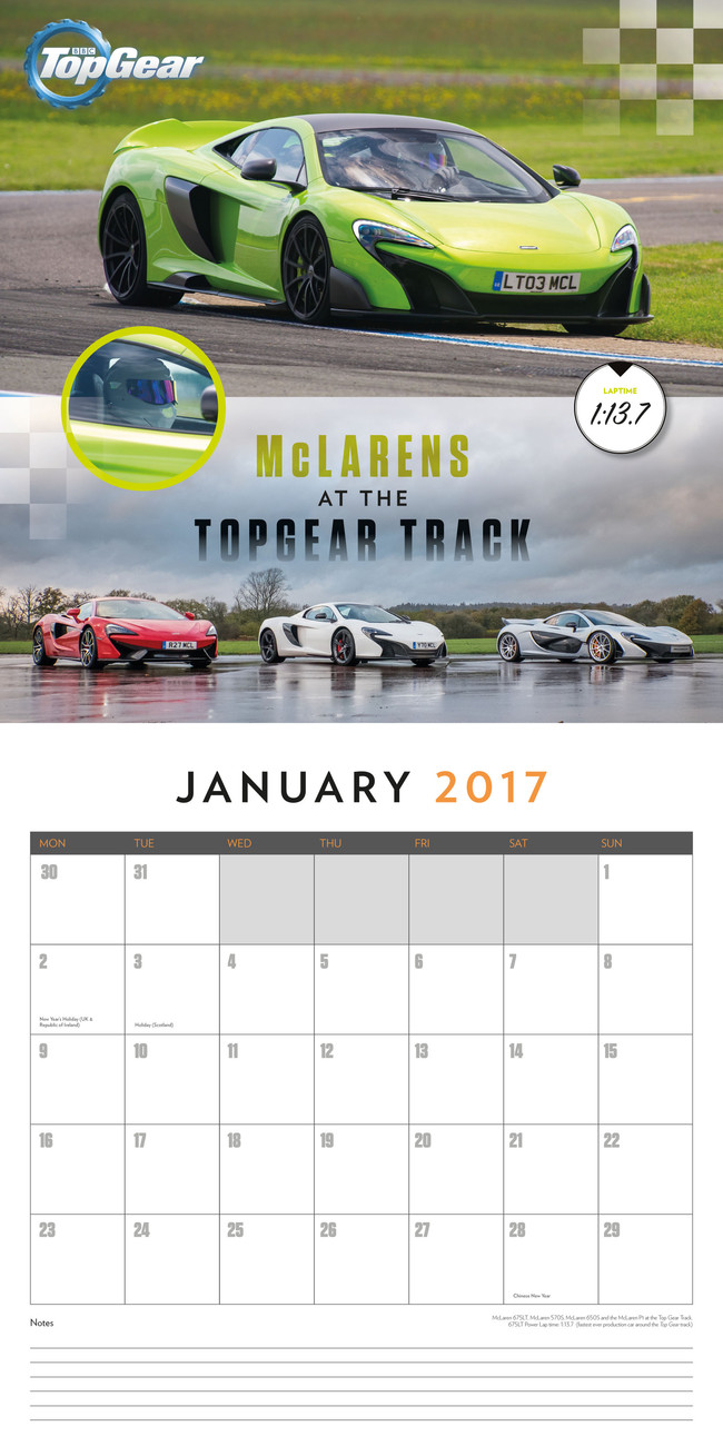 Top Gear Wall Calendars 2017 Buy at Europosters