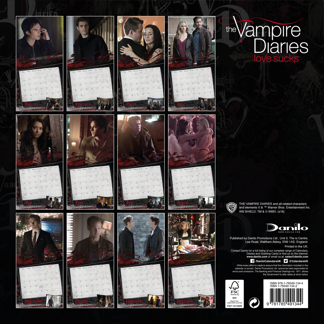 Vampire diaries - Wall Calendars 2017 | Buy at Europosters