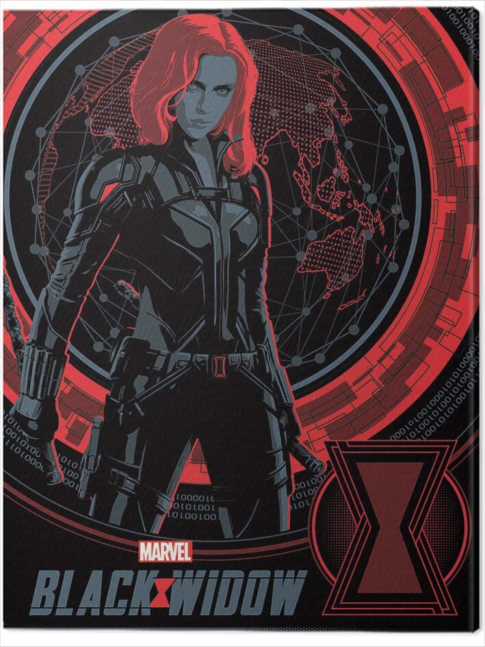 Black Widow Poster Poster Print