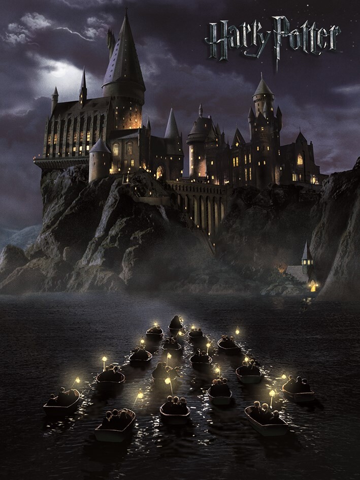 Hogwarts School Top Fantasy Large Poster & Canvas Picture Prints Harry Potter 