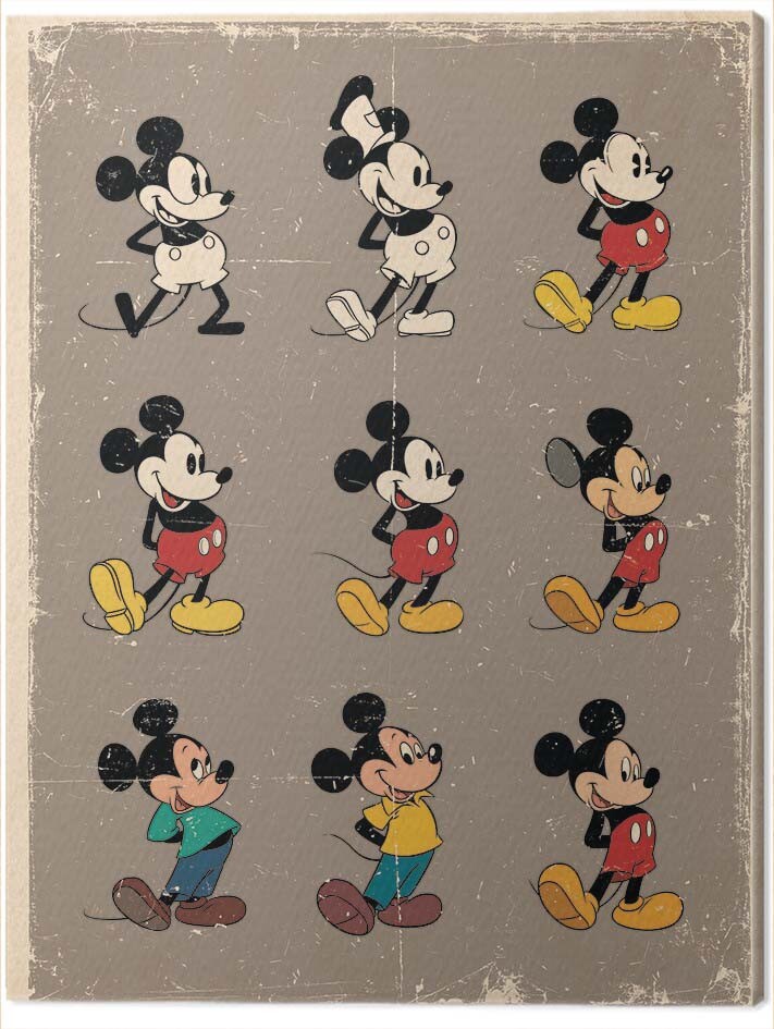 Canvas print Mickey Mouse  Fine Art Prints & Wall Decorations