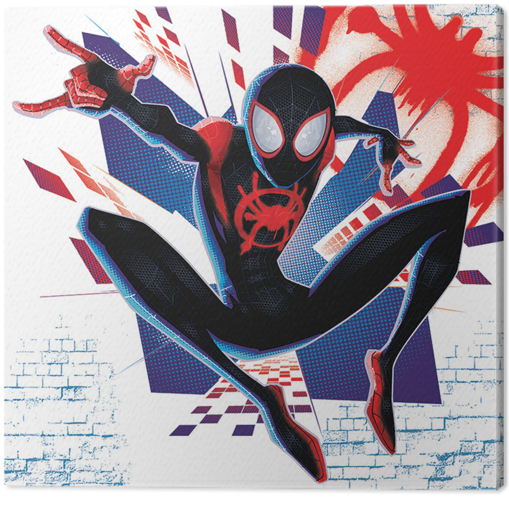 Canvas print Spider-Man: Into The Spider-Verse - Buildings | Fine Art  Prints & Wall Decorations