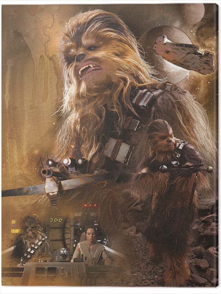 Star Wars Chewbacca Paint By Numbers - PBN Canvas