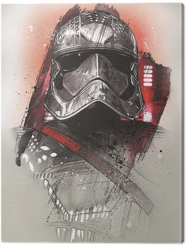 Topps Star Wars Living on sale Art Set Captain Phasma 10x14 framed art print #2/92