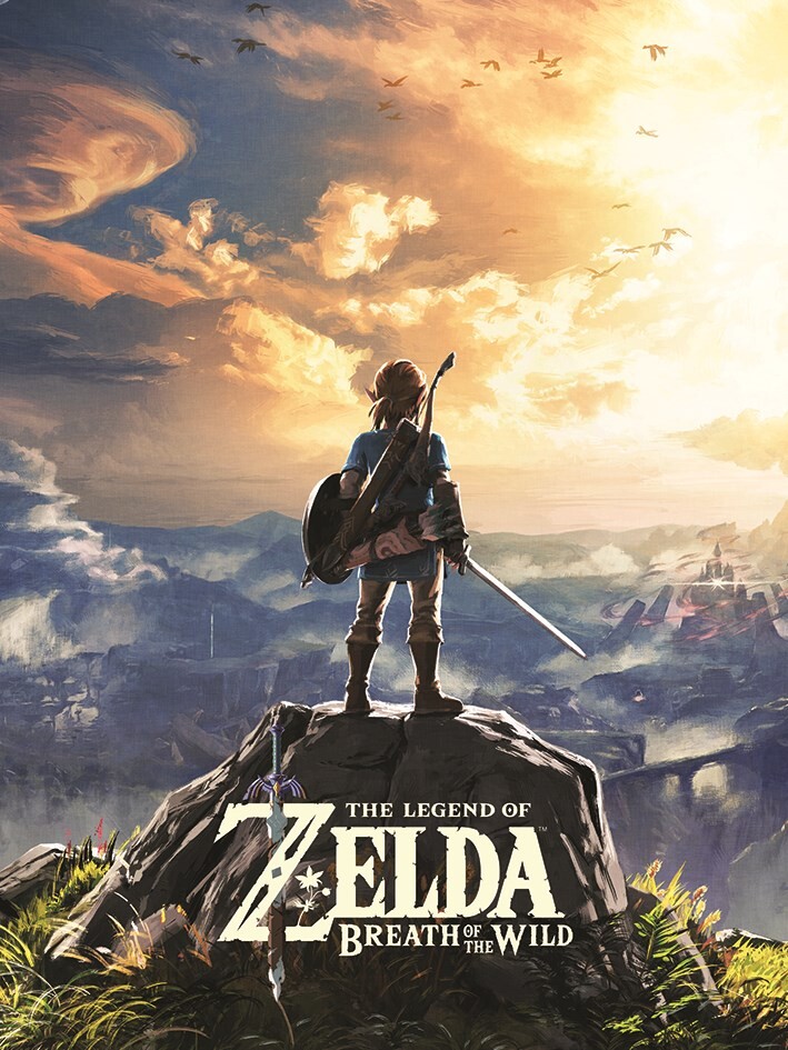 Canvas print The Legend of Zelda: Breath of The Wild - Sunset