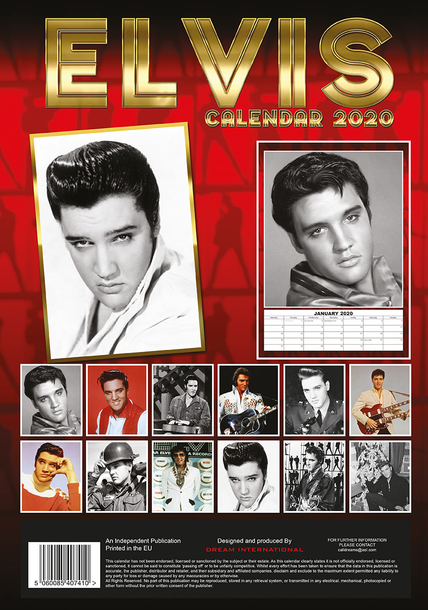 Elvis Wall Calendar 2022 Acco - November Calendar 2022
