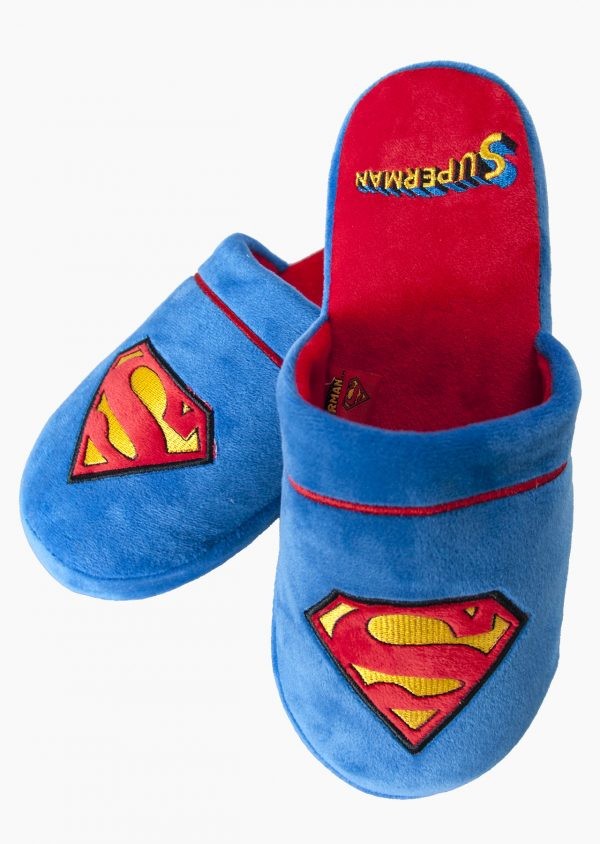 لباس فاخر عذراء تعرف  Slippers DC Comics - Superman | Clothes and accessories for merchandise fans