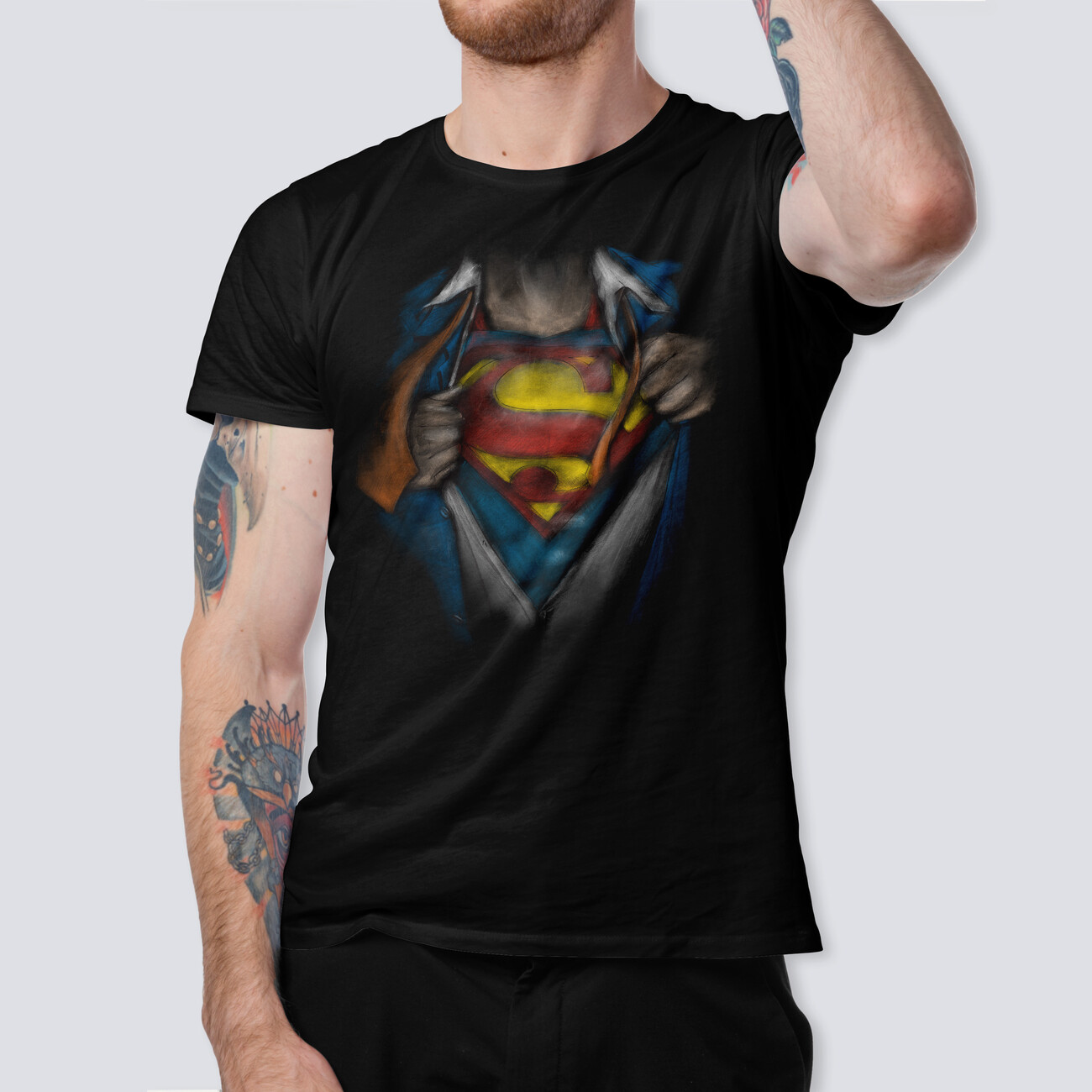 Superman t 2024 shirt xxl