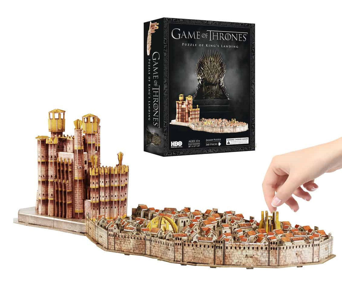 Jigsaw puzzle Game of Thrones - Kings Landing 4D Cityscape | Tips 