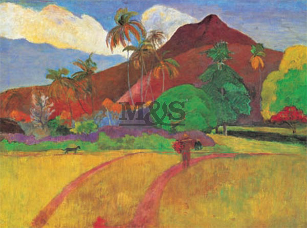 Gauguin - Paesaggio Tahitiano Art Print 