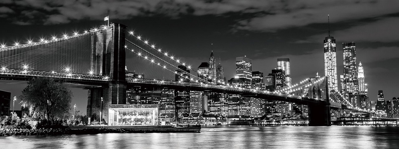 brooklyn bridge glass wall art