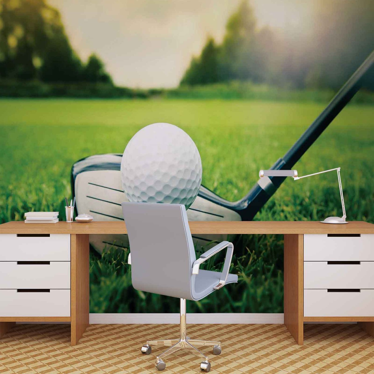 Golf Ball Club Wall Mural Buy online at Europosters