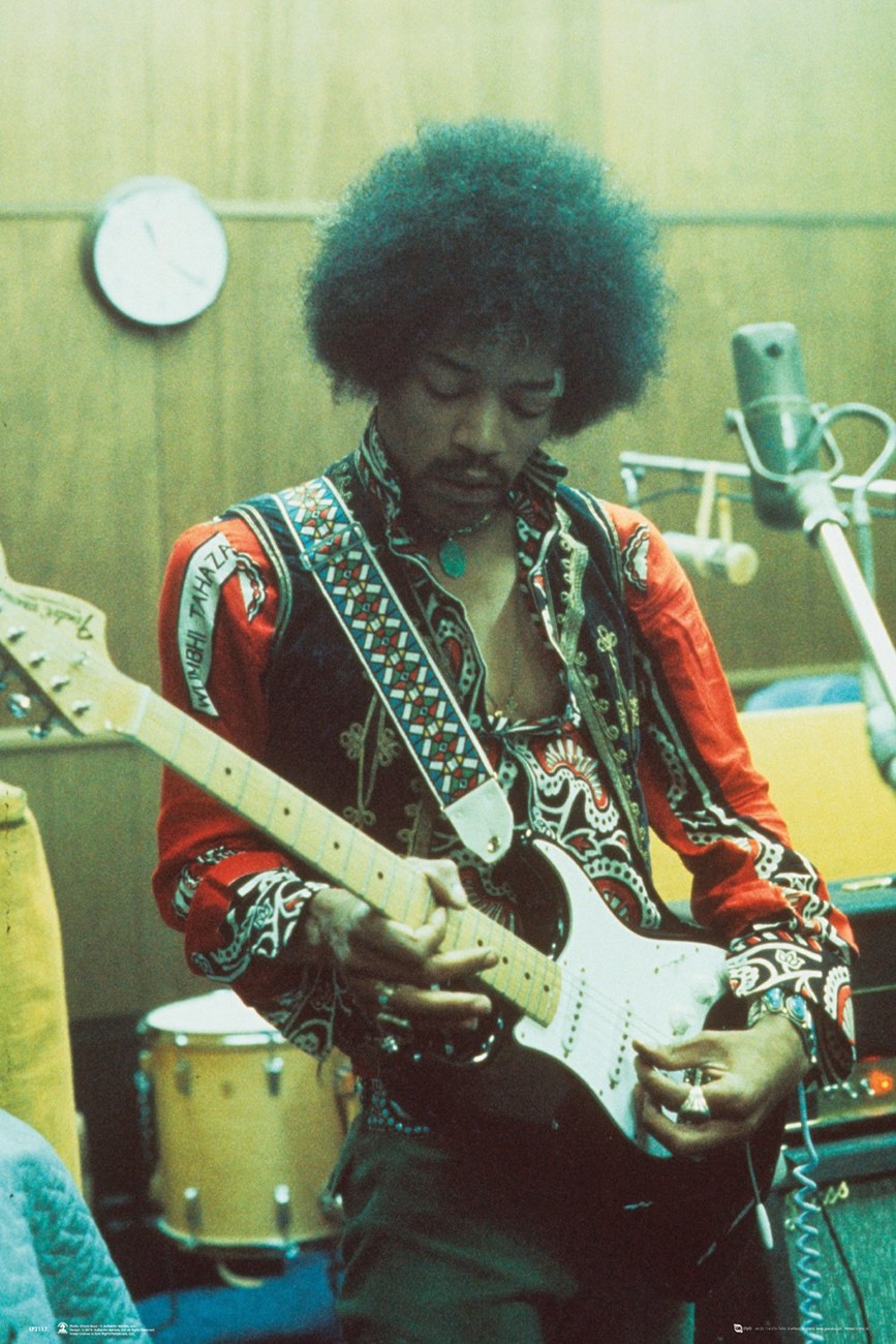 Jimi Hendrix - Studio Juliste, Poster | Tilaa netistä Europosters