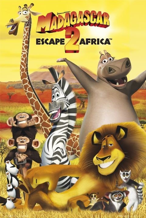 MADAGASCAR 2 - cast Juliste, Poster | Tilaa netistä Europosters