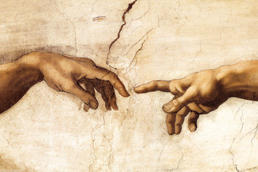 Michelangelo Buonarroti Creation Hands Juliste Poster Tilaa Netista Europosters