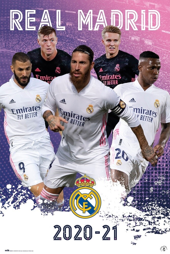 Real Madrid - Group 2020/2021 Juliste, Poster - Tilaa netistä Europosters