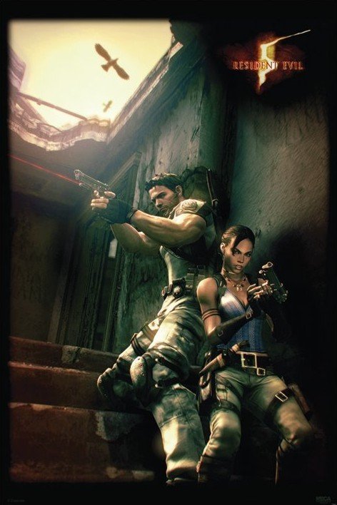 Resident Evil 5 - against a wall Juliste, Poster | Tilaa netistä Europosters