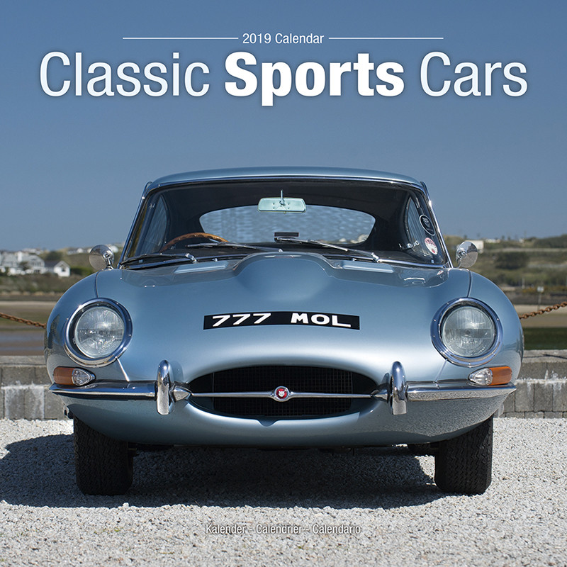 Classic Sports Cars - Seinäkalenterit 2019 | Osta Europosters