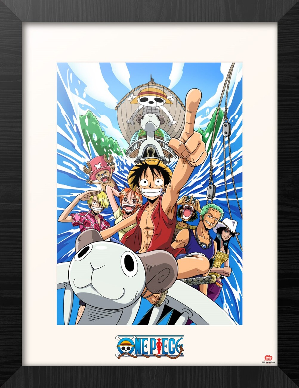 One Piece - Skypiea Kehystetty juliste - tilaa netistä 