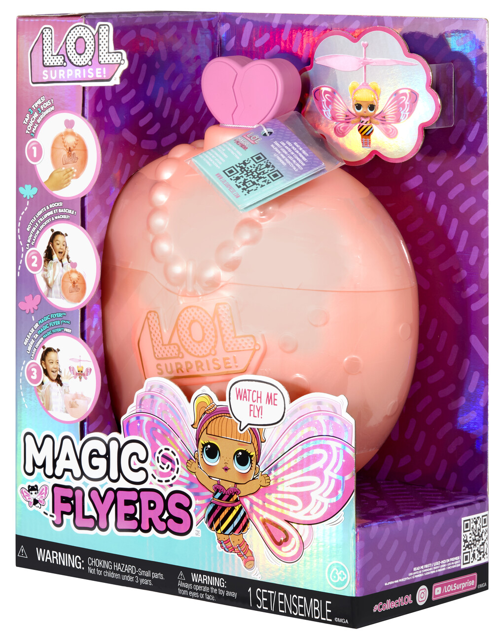 Toy L.O.L. Surprise Magic Flyers - Flutter Star (Pink Wings)