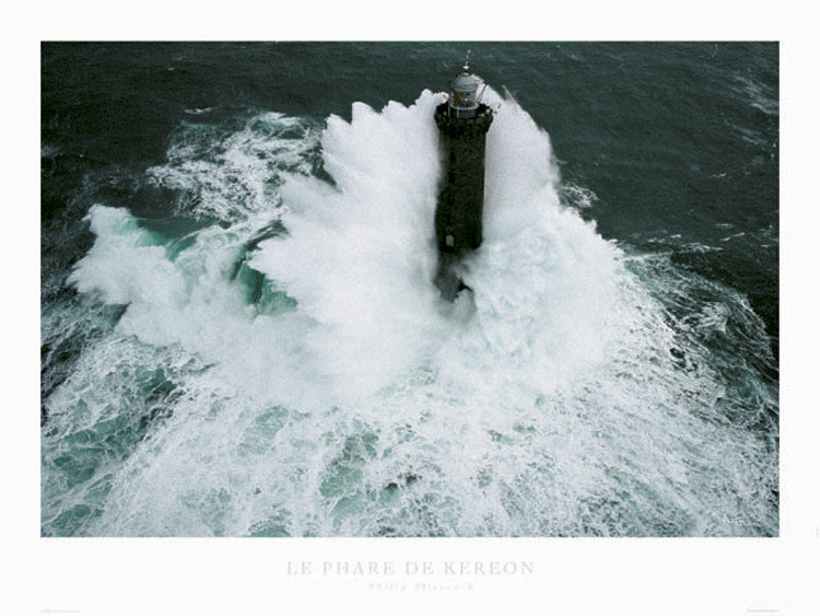Tableau phare Armen décoration cadre moderne bd mer marine fabr. Bretagne Neuf