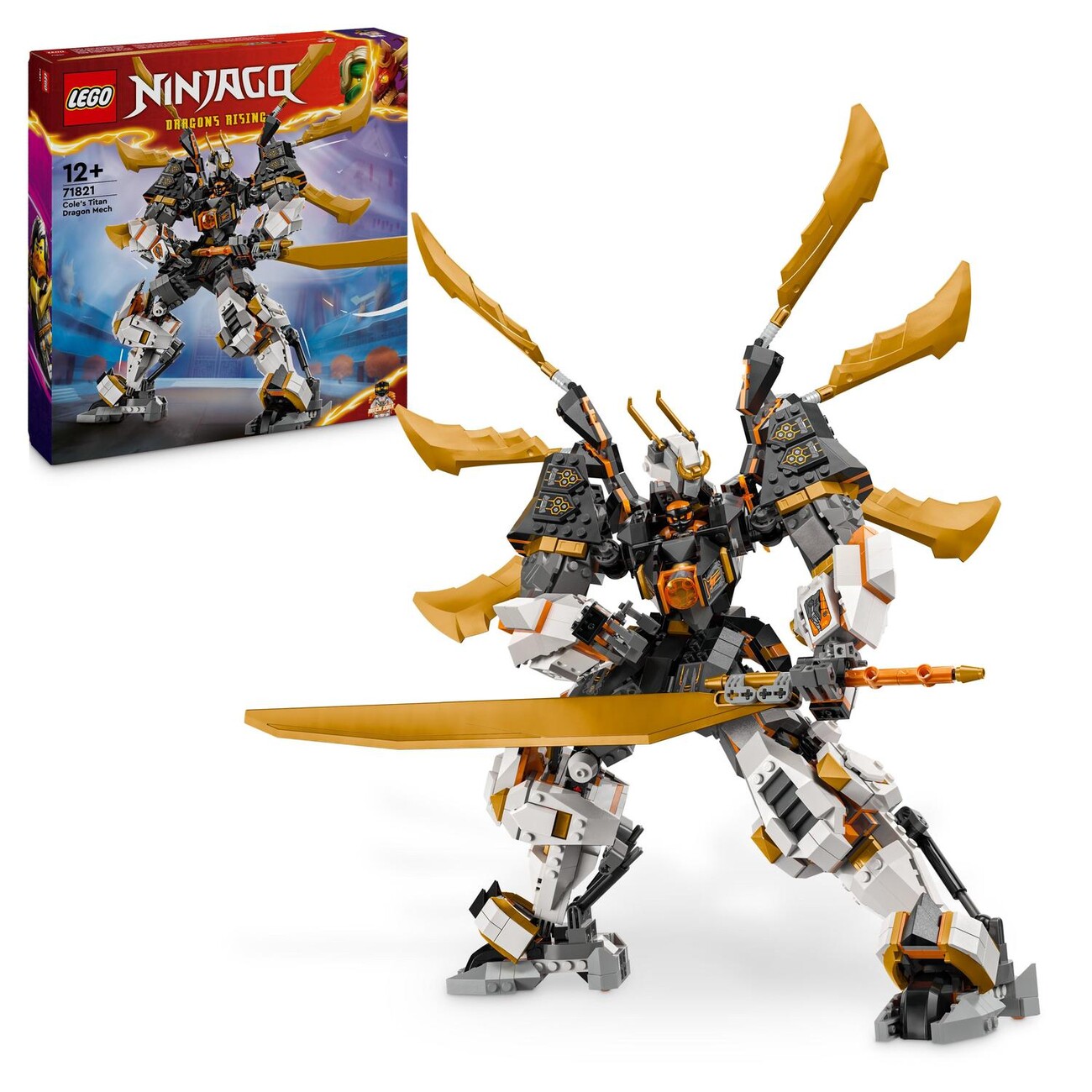 LEGO Lego - Ninjago - Cole's titanium dragon suit 71821 | Tips for