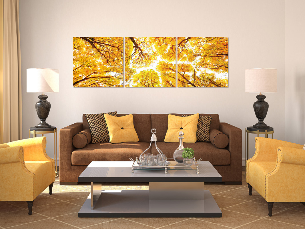 Looking into the tree crowns Mounted Art Print | Buy at EuroPosters