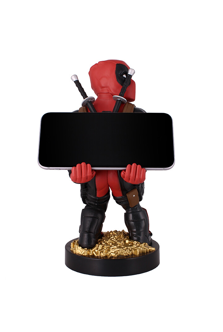 CABLE GUY MARVEL DEADPOOL NEW LEGS STATUETTA STAND SMARTPHONE CONTROLLER GIOCO 