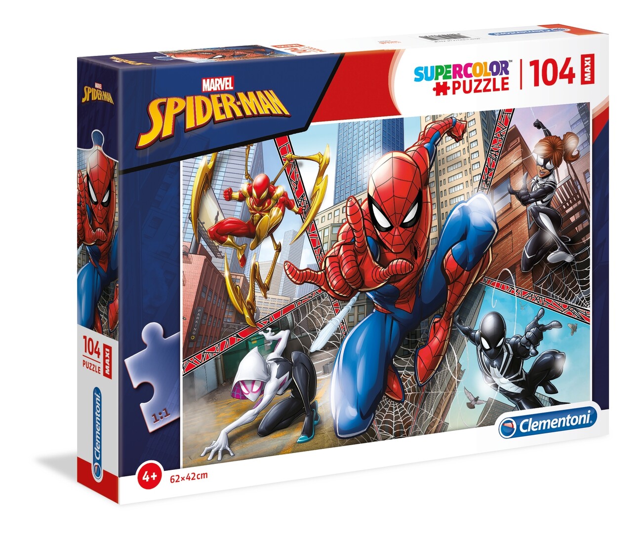 Puzzle 4in1 - The heroic Spider-Man / Disney Marvel Spiderman - Kalimat  Store