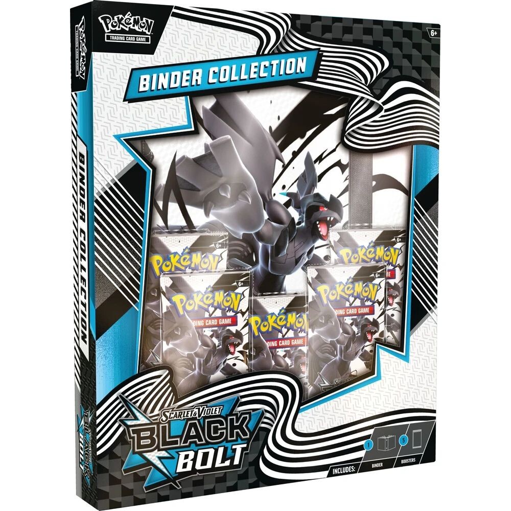 Pokmon TCG: SV10.5 Black Bolt - Binder Collection | Tips for original gifts