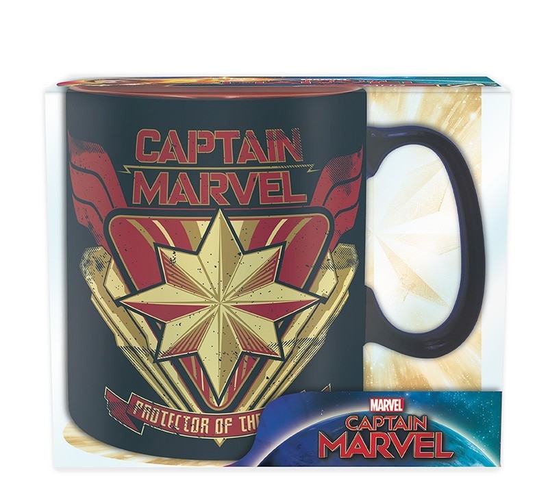 Avengers, Captain Marvel Blue Cosmic Vibes Mug, Zazzle
