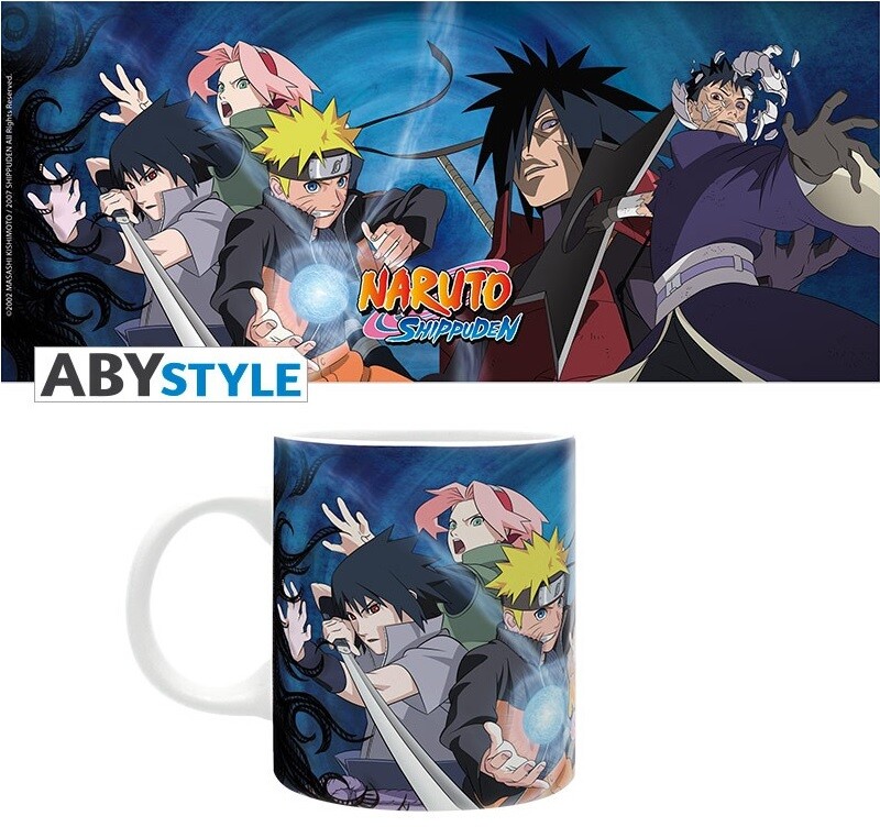 Keramik Tasse Naruto & Sasuke Vs Madara Geschenkbox Naruto Shippuden 