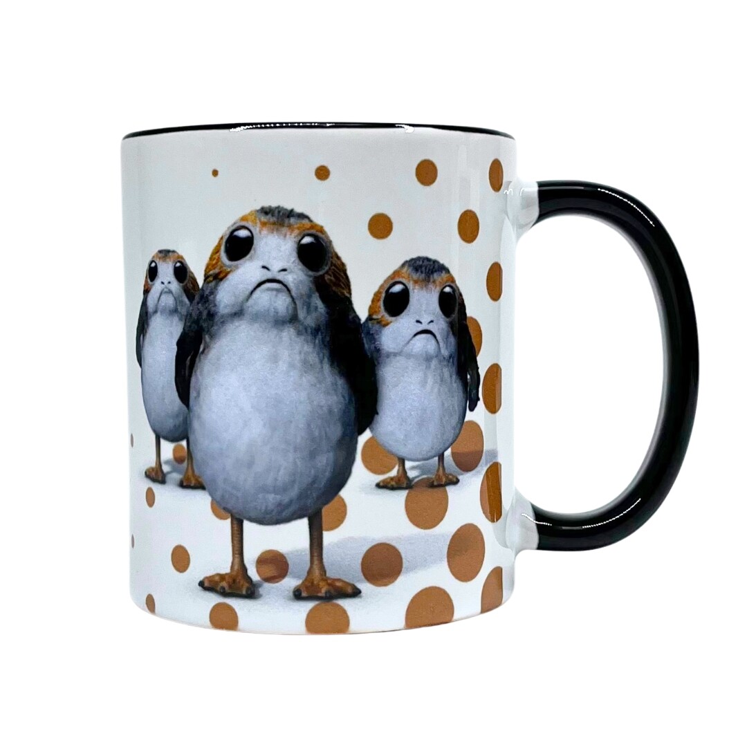 Porg store coffee mug