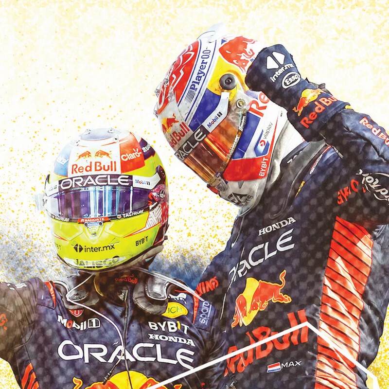 Art Print Oracle Red Bull Racing - F1® World Constructors' Champions ...