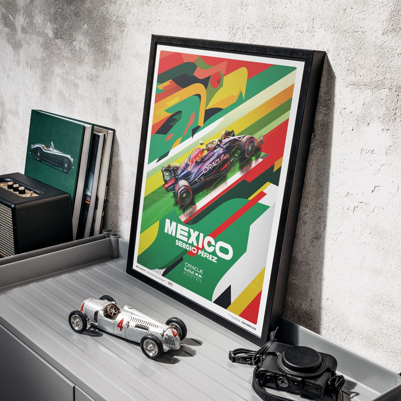 Art Print Oracle Red Bull Racing - Sergio Perez - Mexican GP | Posters ...