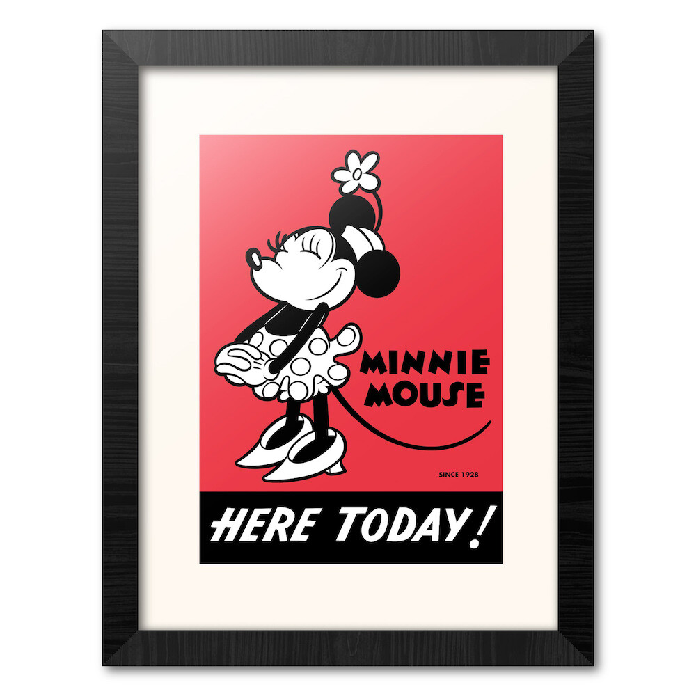 Disney - Minnie Mouse - Here Today! Framed poster | Buy at Europosters