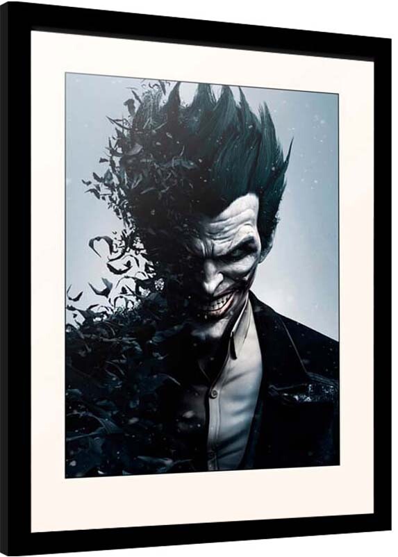 Elemental Opaque lette Joker - Arkham Origins Framed poster | Buy at Europosters