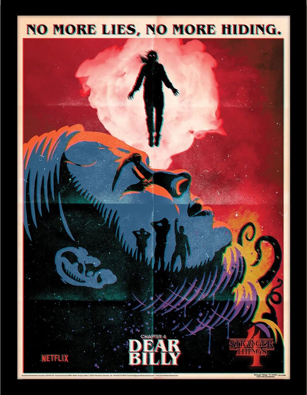 Stranger Things 4 Dear Billy Framed poster Buy at