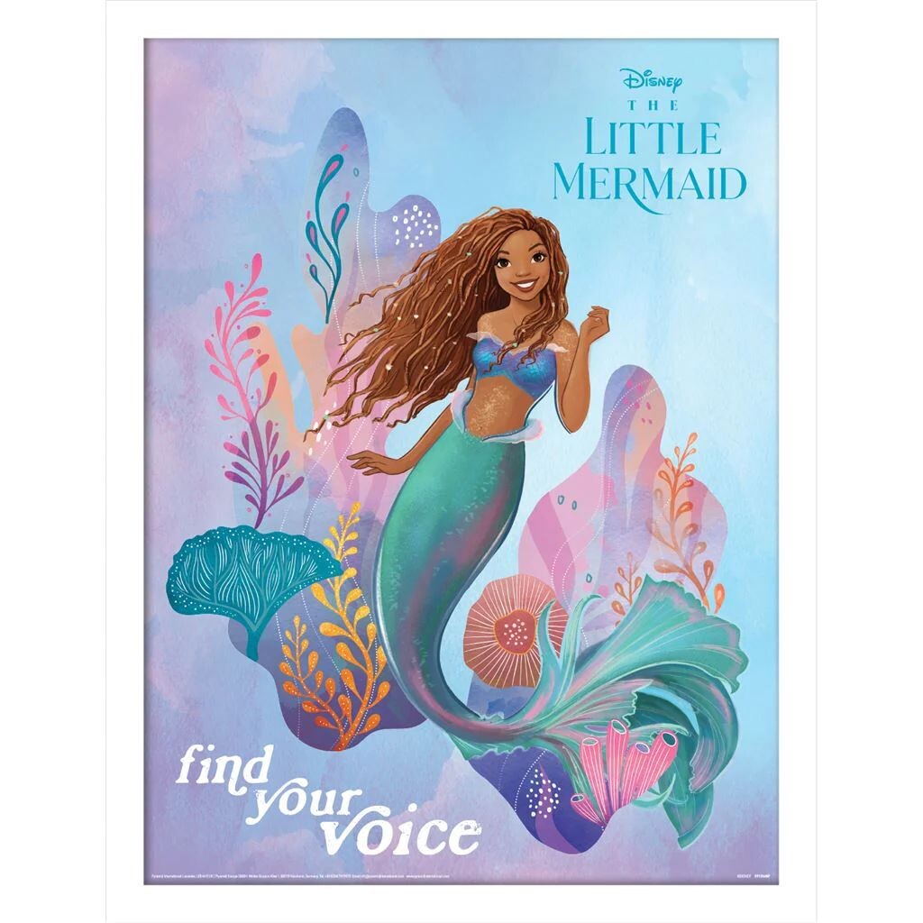 The Little Mermaid: Live Action Find Your Voice Framed poster Buy at  Europosters