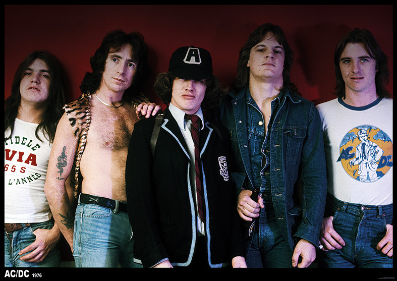 AC/DC - 70s Group | Wall Merchandise | Abposters.com