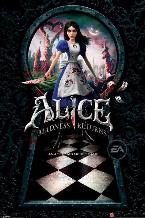 Big Poster Gamer Alice Madness Return Tamanho 90x60 cm LO001