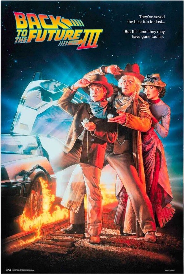 Poster Back to the Future 3, Wall Art, Gifts & Merchandise