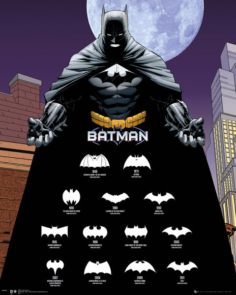 Poster Batman - Logos | Wall Art, Gifts & Merchandise | Europosters