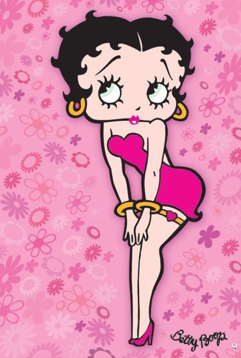 BETTY BOOP - flowers Poster - EuroPosters
